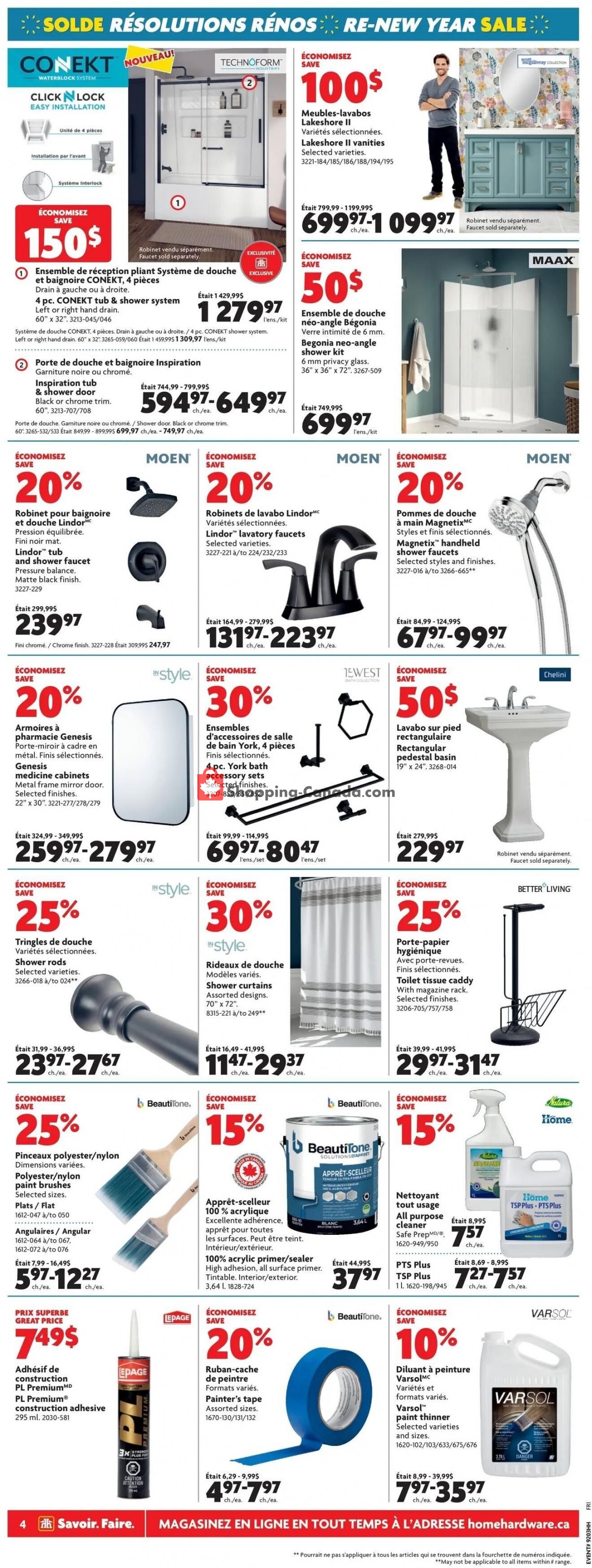 Home Hardware flyer from Thursday January 19, 2023 to Wednesday January 25, 2023 - page 6