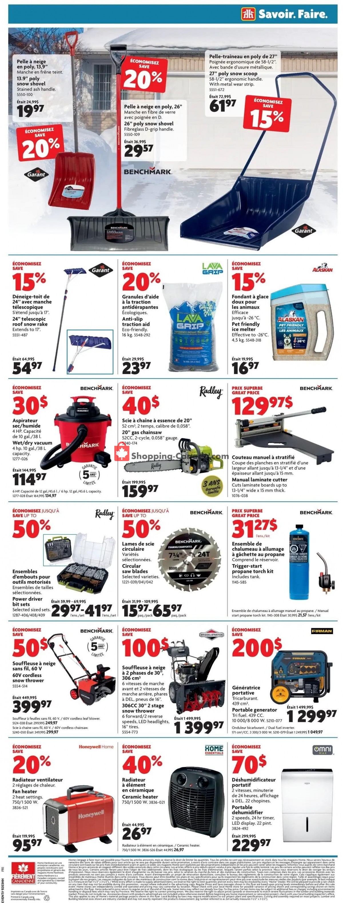 Home Hardware flyer from Thursday January 19, 2023 to Wednesday January 25, 2023 - page 7