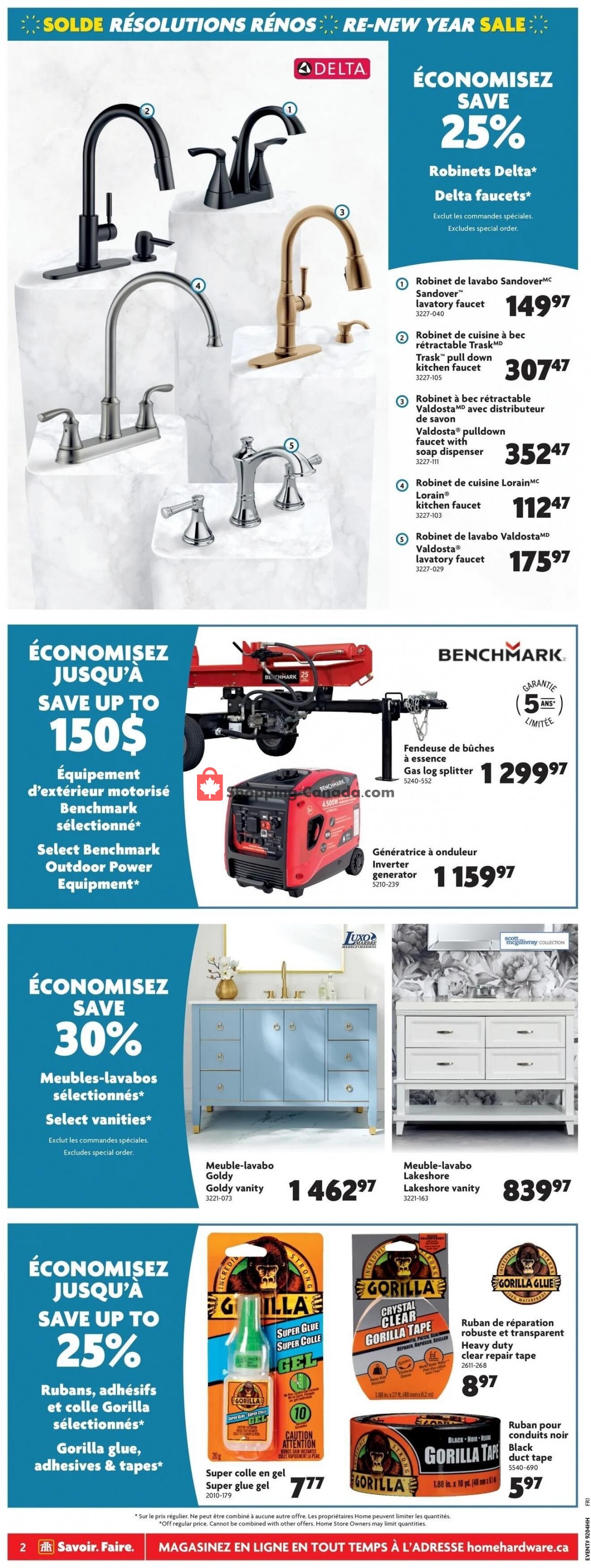 Home Hardware flyer from Thursday January 26, 2023 to Wednesday February 1, 2023 - page 3