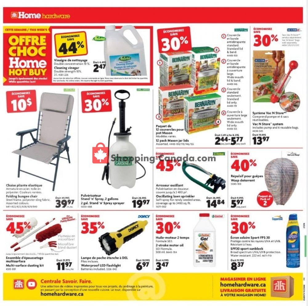 Home Hardware flyer from Thursday July 11, 2019 to Wednesday July 17, 2019 - page 2