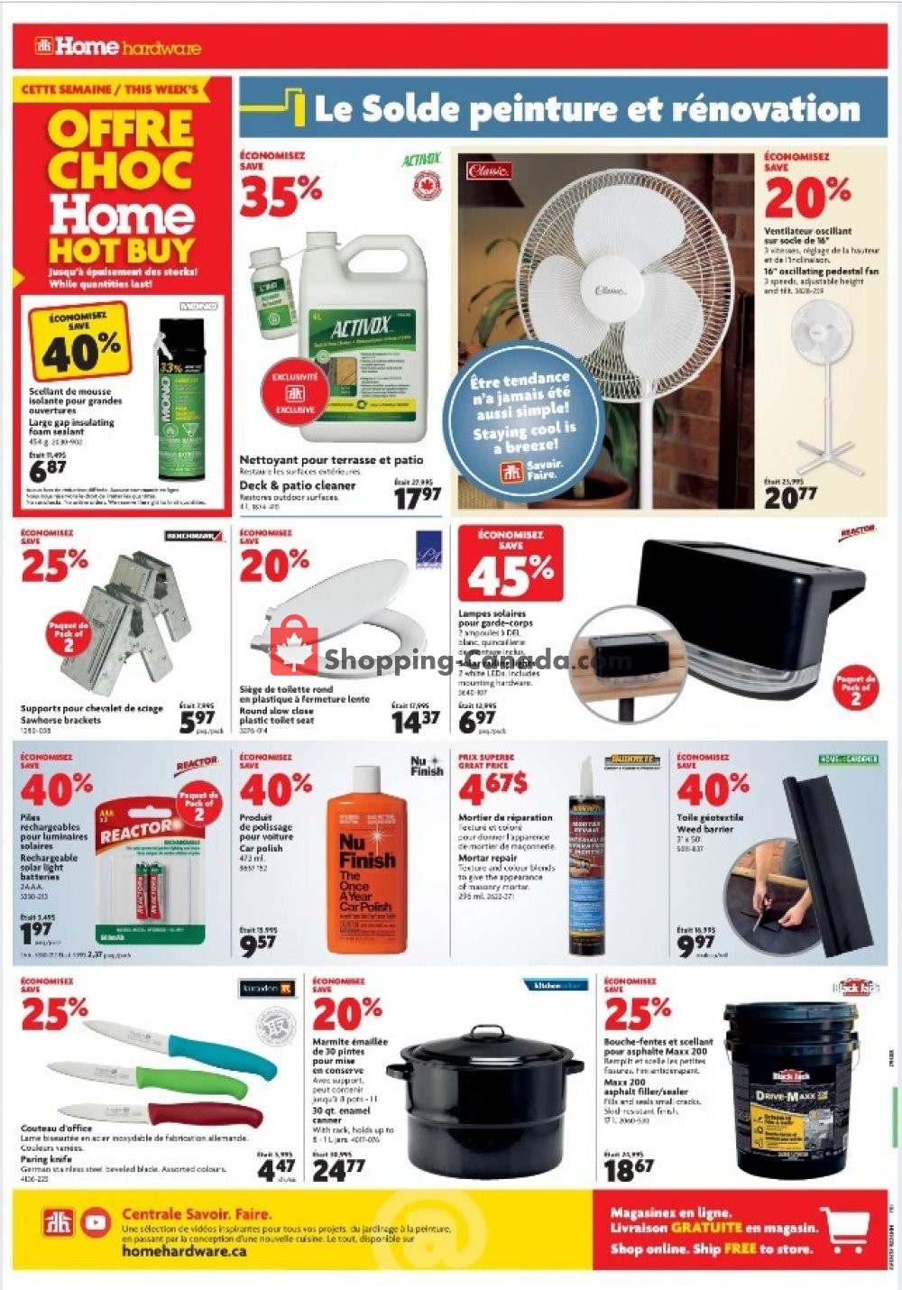 Home Hardware flyer from Thursday July 2, 2020 to Wednesday July 8, 2020 - page 2