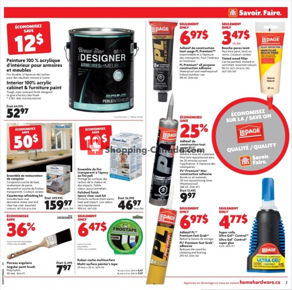 Home Hardware flyer from Thursday March 7, 2019 to Wednesday March 13, 2019 - page 4