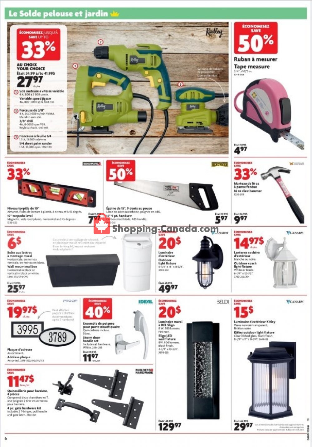 Home Hardware flyer from Thursday May 2, 2019 to Wednesday May 8, 2019 - page 7