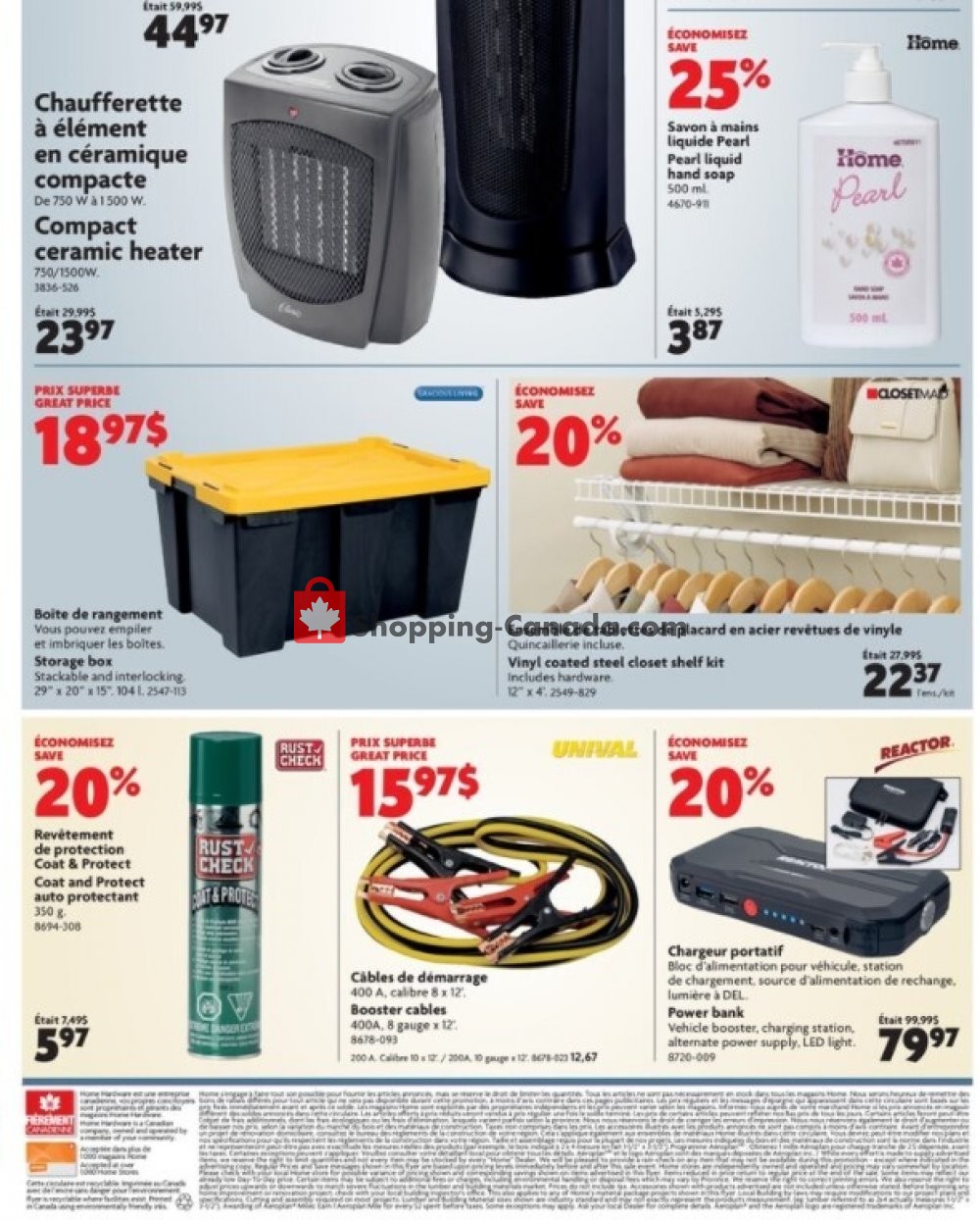 Home Hardware flyer from Thursday October 15, 2020 to Wednesday October 21, 2020 - page 16