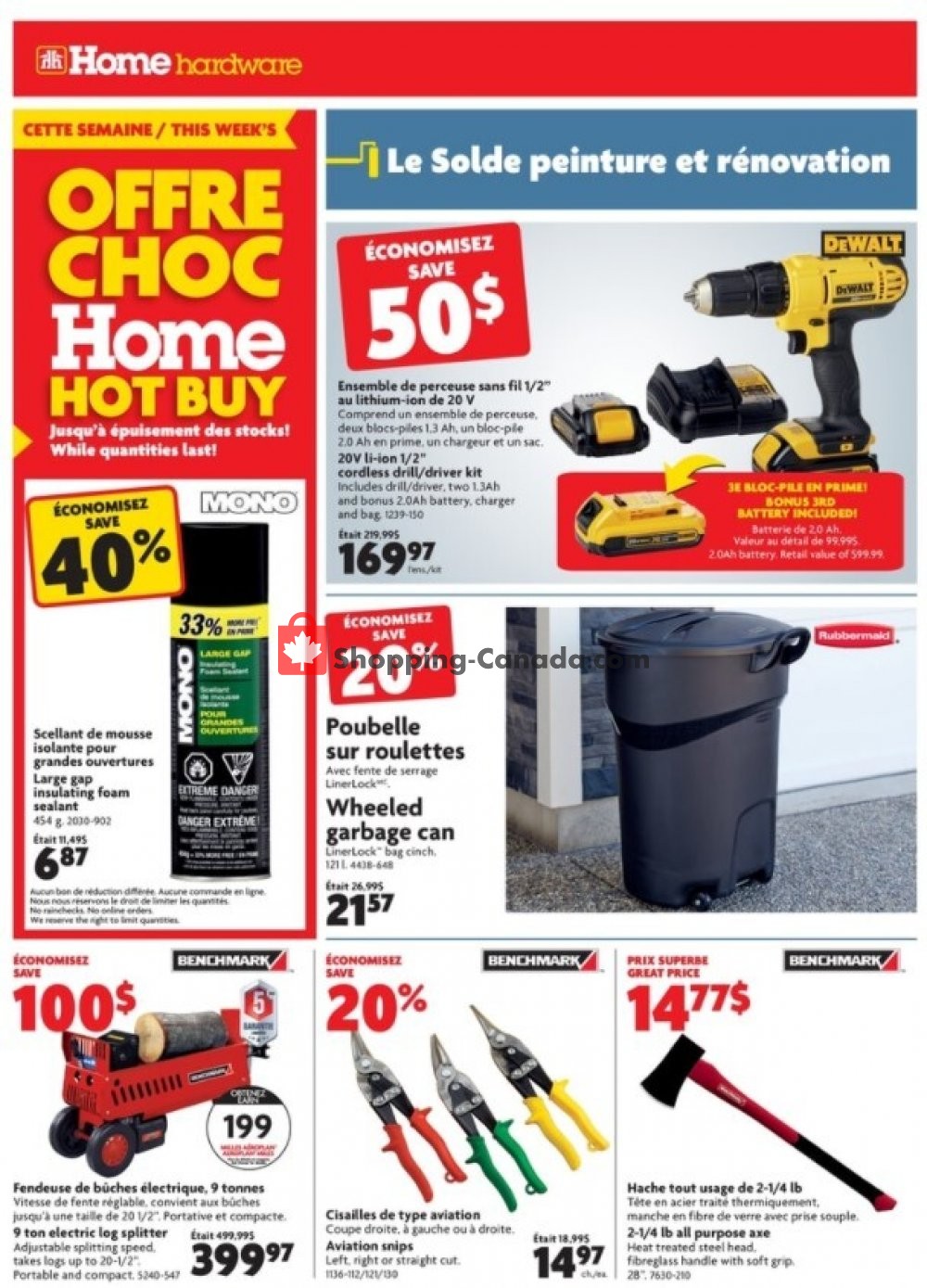 Home Hardware flyer from Thursday October 15, 2020 to Wednesday October 21, 2020 - page 3
