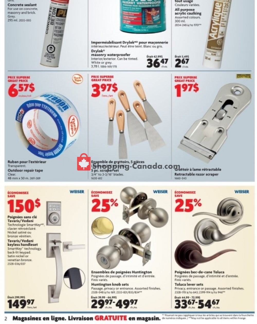 Home Hardware flyer from Thursday October 15, 2020 to Wednesday October 21, 2020 - page 6