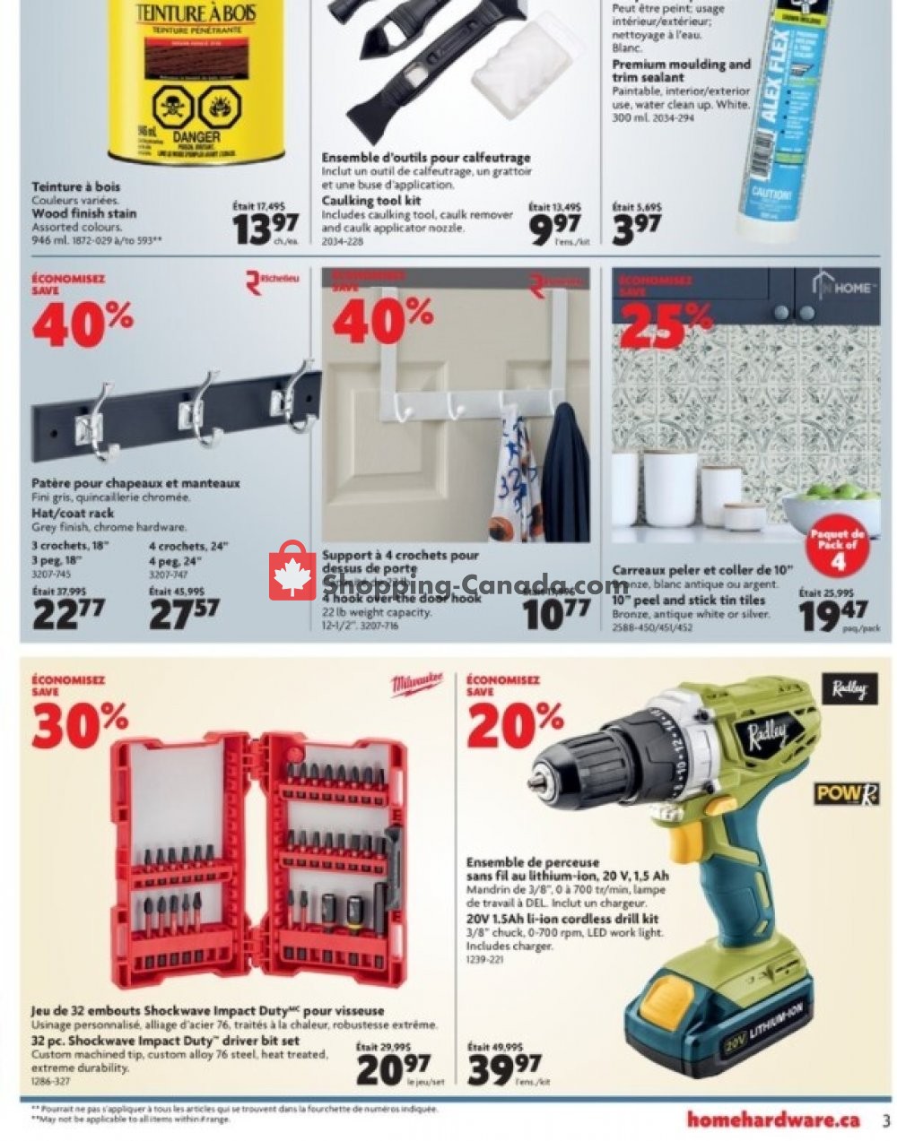 Home Hardware flyer from Thursday October 15, 2020 to Wednesday October 21, 2020 - page 8