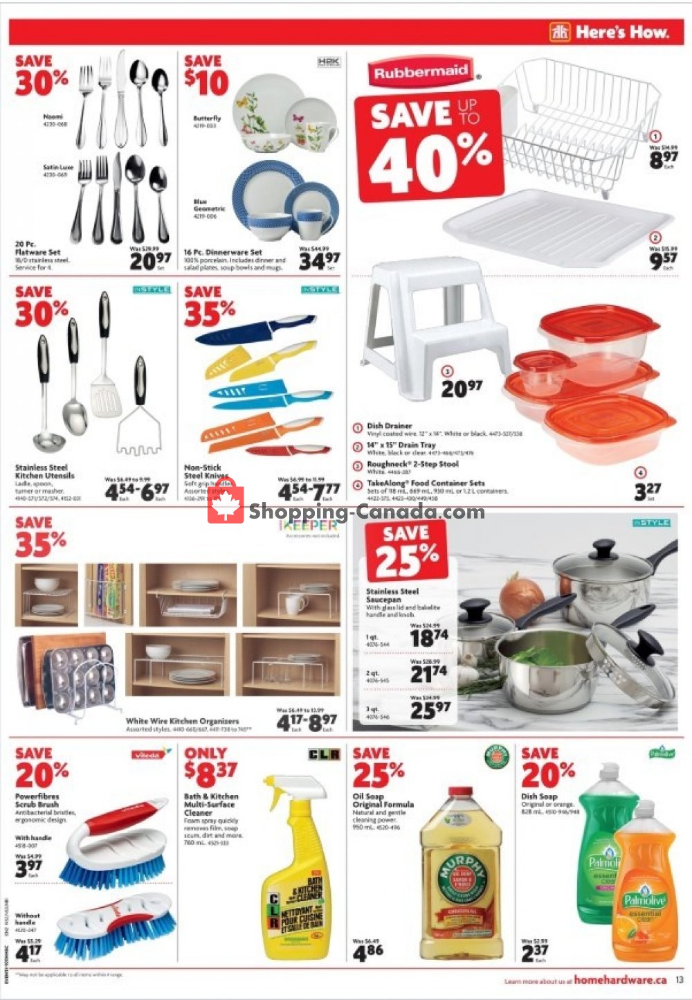 Home Hardware flyer from Thursday April 18, 2019 to Wednesday April 24, 2019 - page 14