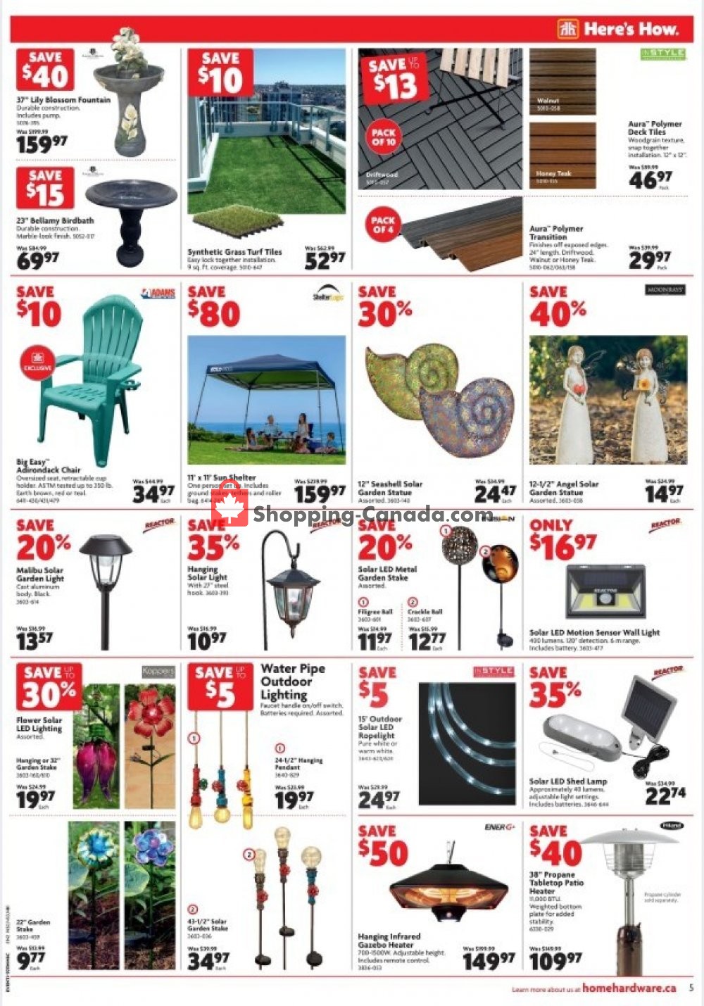Home Hardware flyer from Thursday April 18, 2019 to Wednesday April 24, 2019 - page 6