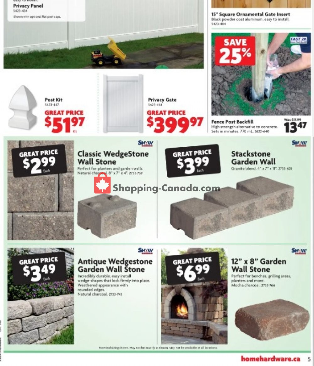 Home Hardware flyer from Thursday April 23, 2020 to Wednesday April 29, 2020 - page 15