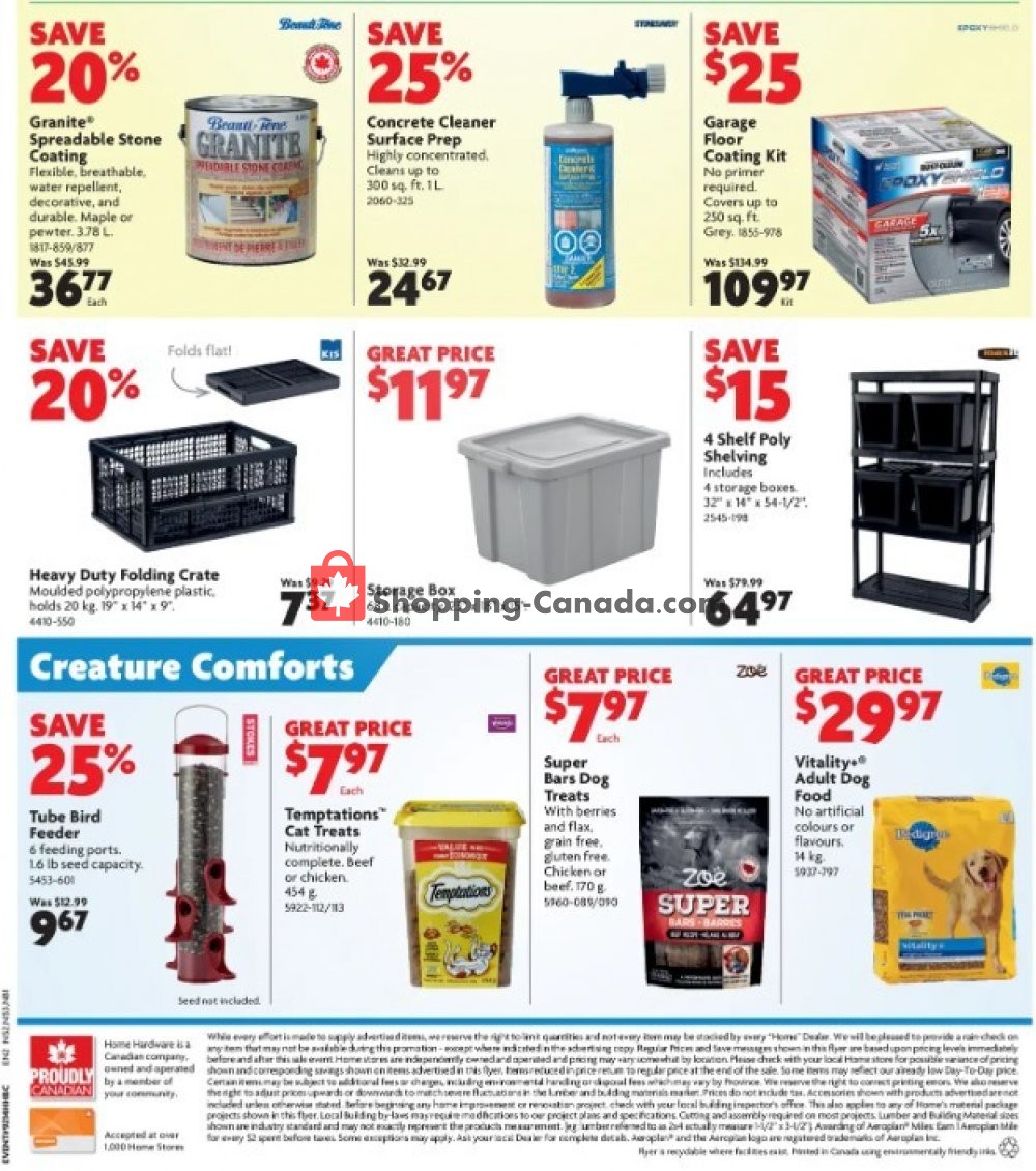 Home Hardware flyer from Thursday April 23, 2020 to Wednesday April 29, 2020 - page 23