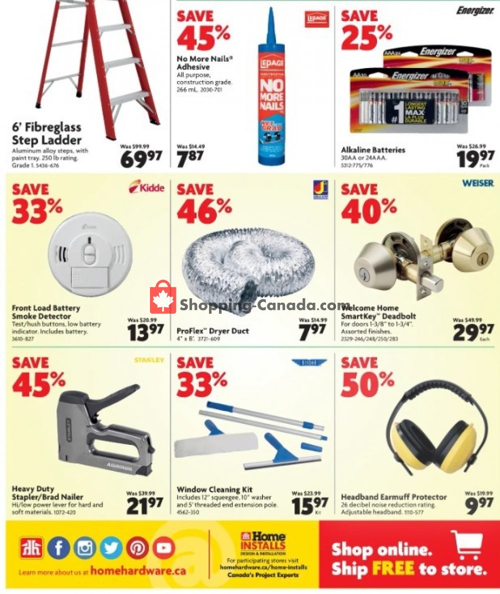 Home Hardware Canada, flyer (Extra Big Savings Atlantic) April 23