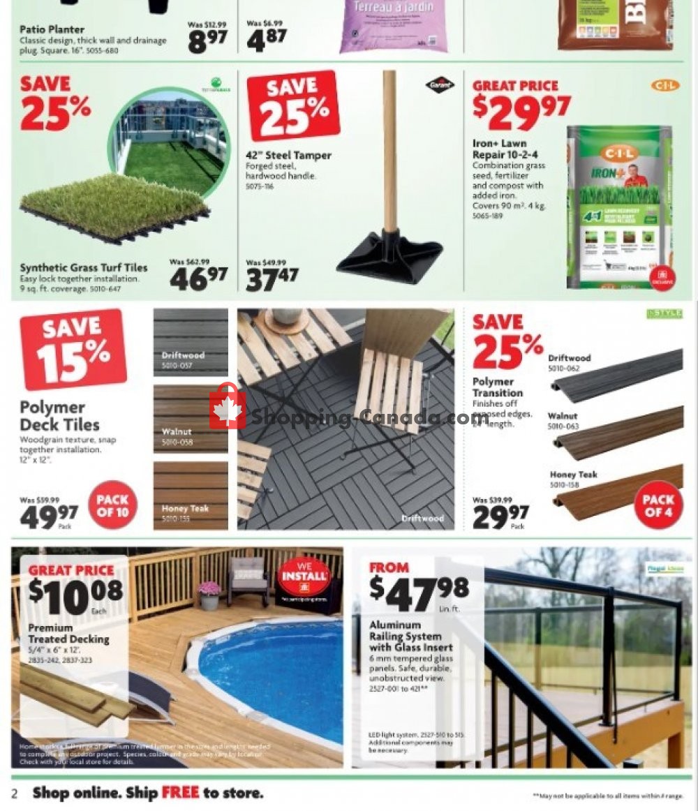 Home Hardware flyer from Thursday April 23, 2020 to Wednesday April 29, 2020 - page 9