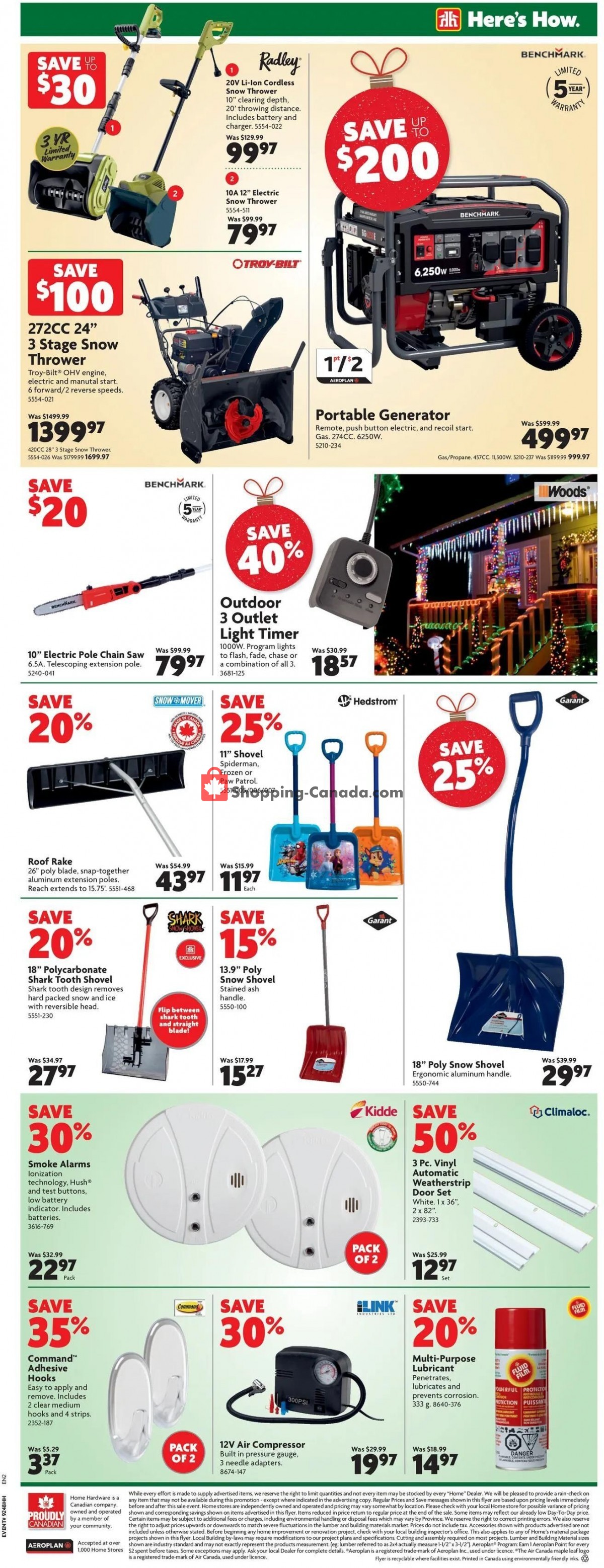Home Hardware flyer from Thursday December 2, 2021 to Wednesday December 8, 2021 - page 10
