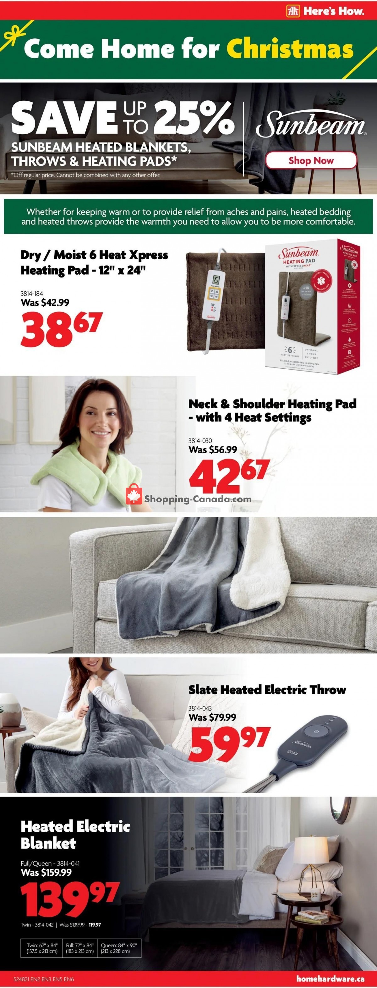 Home Hardware flyer from Thursday December 2, 2021 to Wednesday December 8, 2021 - page 13