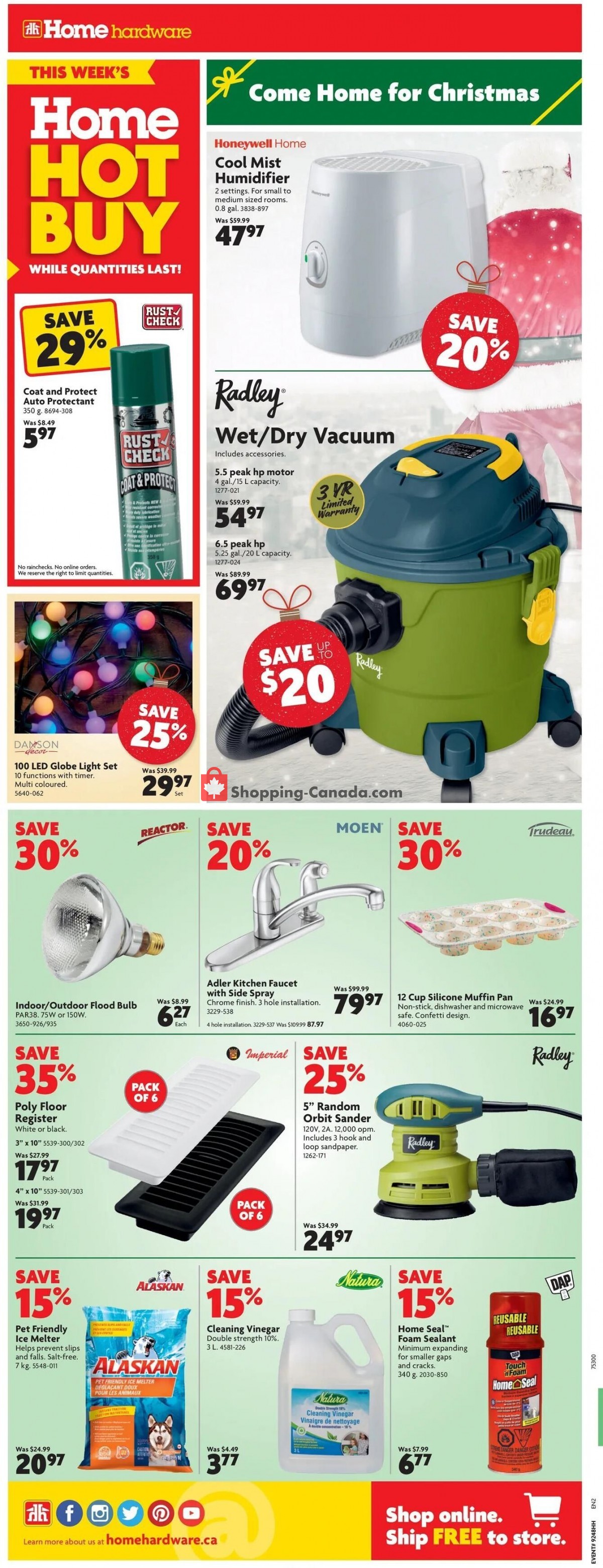 Home Hardware flyer from Thursday December 2, 2021 to Wednesday December 8, 2021 - page 2