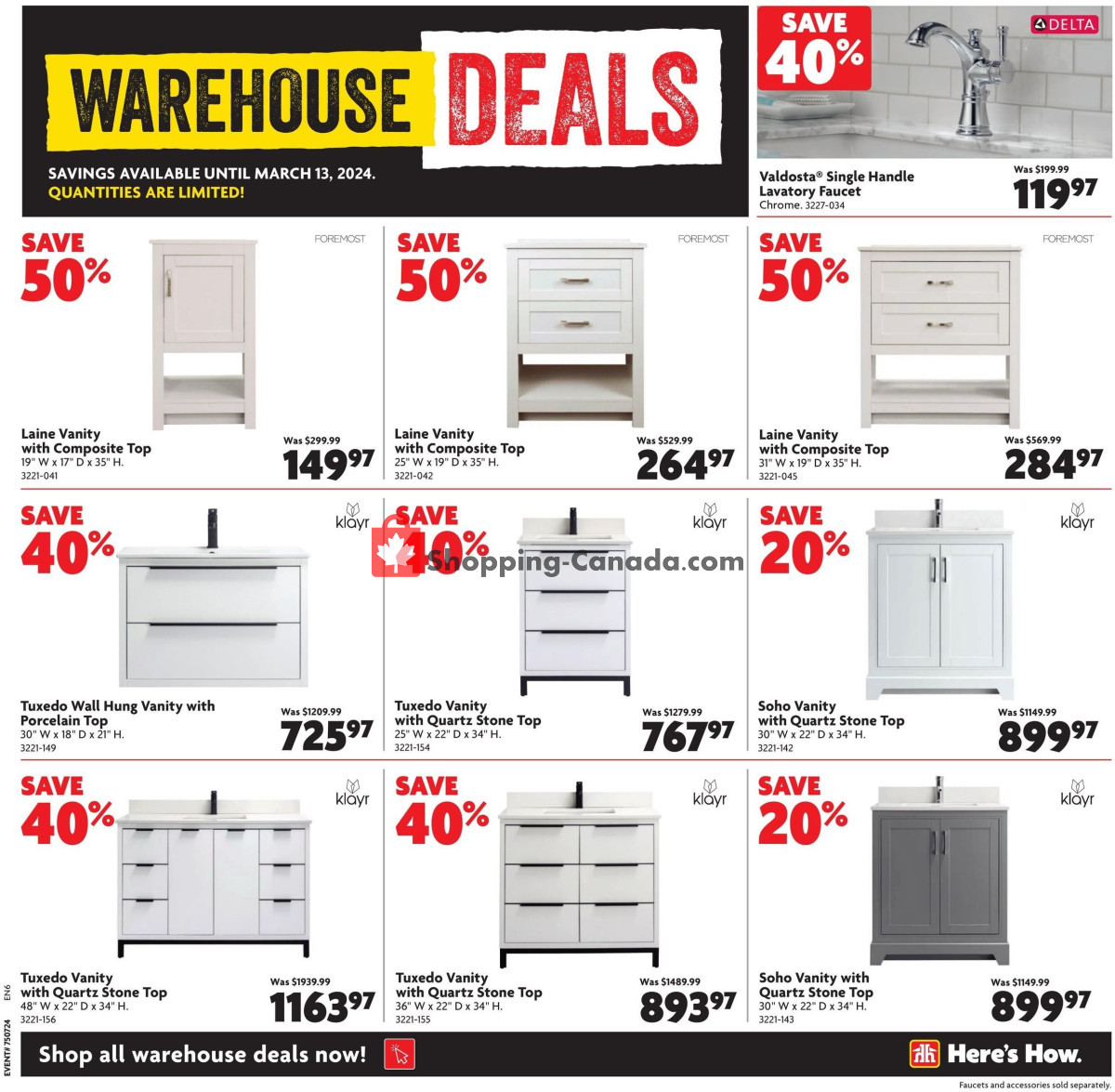 Home Hardware flyer from Thursday February 29, 2024 to Wednesday March 6, 2024 - page 8