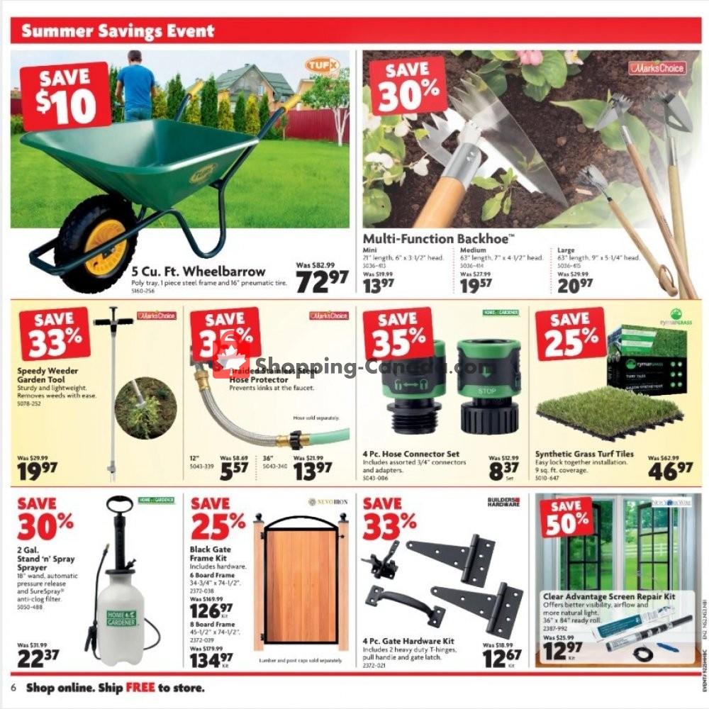 Home Hardware flyer from Thursday July 9, 2020 to Wednesday July 15, 2020 - page 7