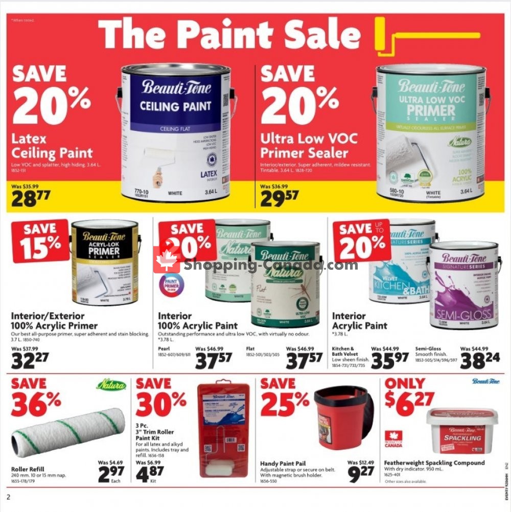 Home Hardware flyer from Thursday March 7, 2019 to Wednesday March 13, 2019 - page 3