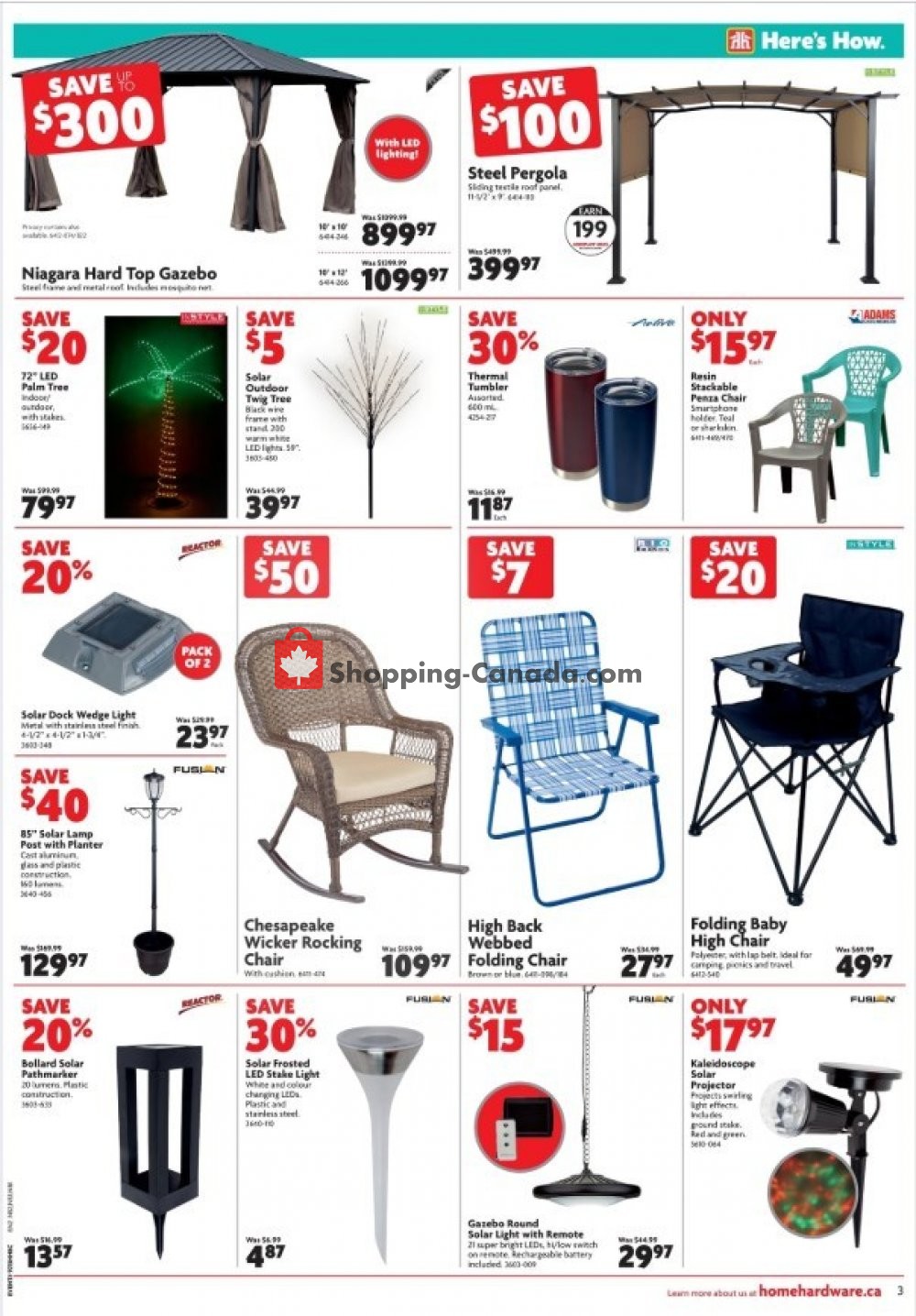 Home Hardware flyer from Thursday May 16, 2019 to Wednesday May 22, 2019 - page 3