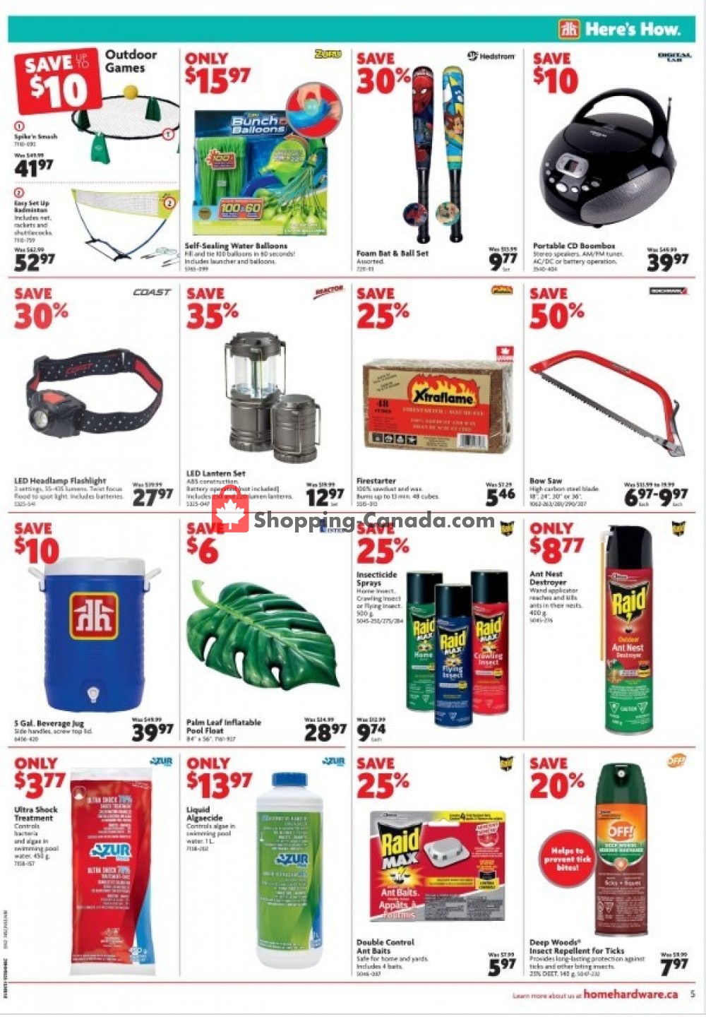 Home Hardware flyer from Thursday May 16, 2019 to Wednesday May 22, 2019 - page 5