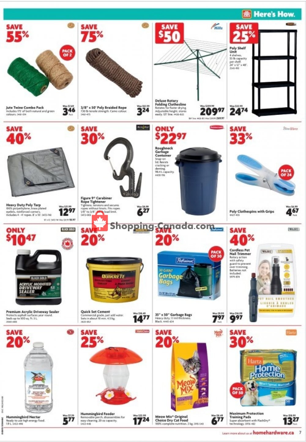 Home Hardware flyer from Thursday May 16, 2019 to Wednesday May 22, 2019 - page 7