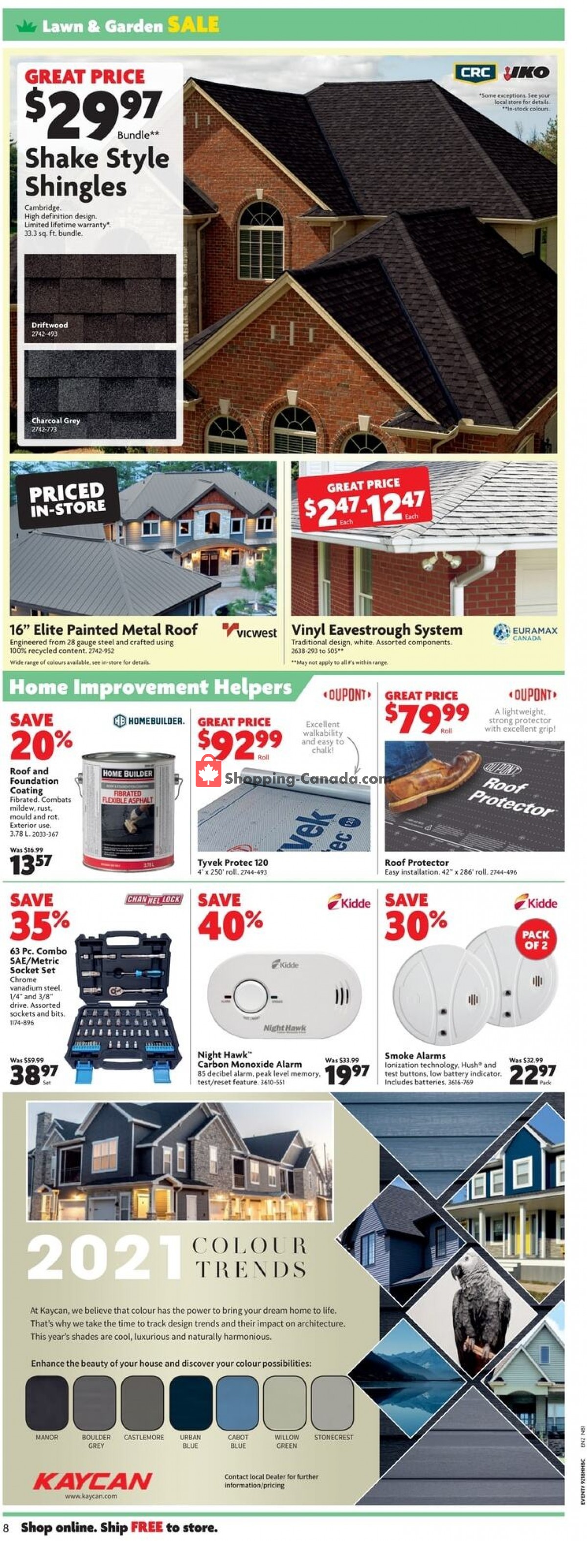 Home Hardware flyer from Thursday May 6, 2021 to Wednesday May 12, 2021 - page 11