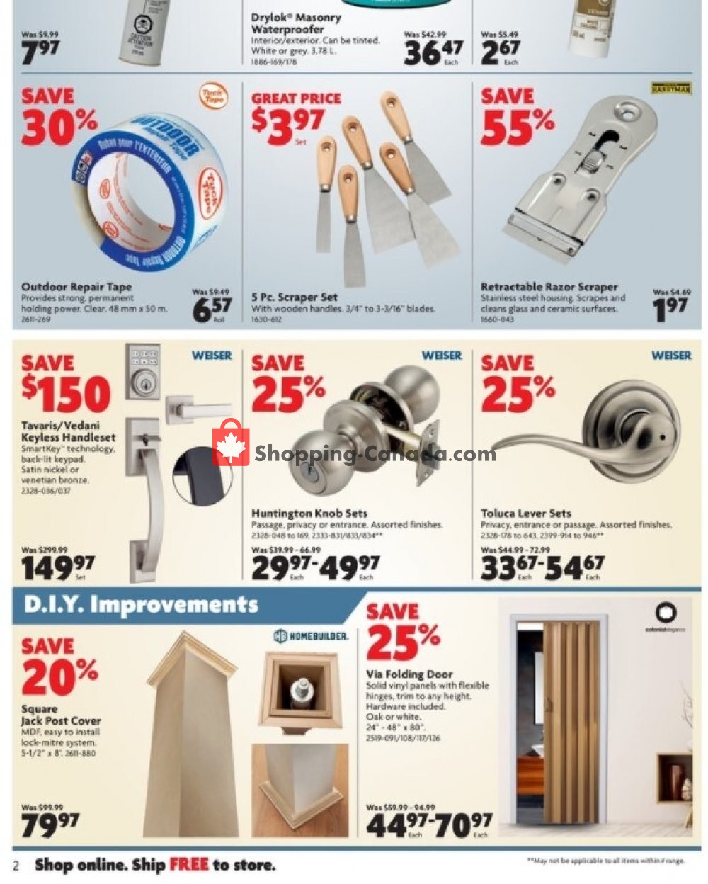 Home Hardware flyer from Thursday October 15, 2020 to Wednesday October 21, 2020 - page 10
