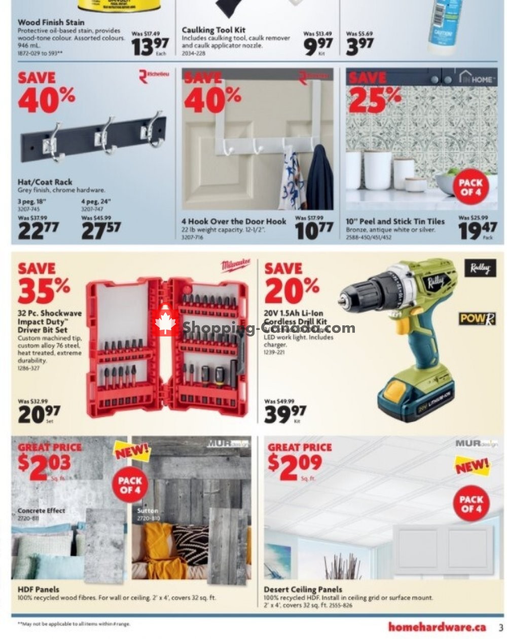Home Hardware flyer from Thursday October 15, 2020 to Wednesday October 21, 2020 - page 12