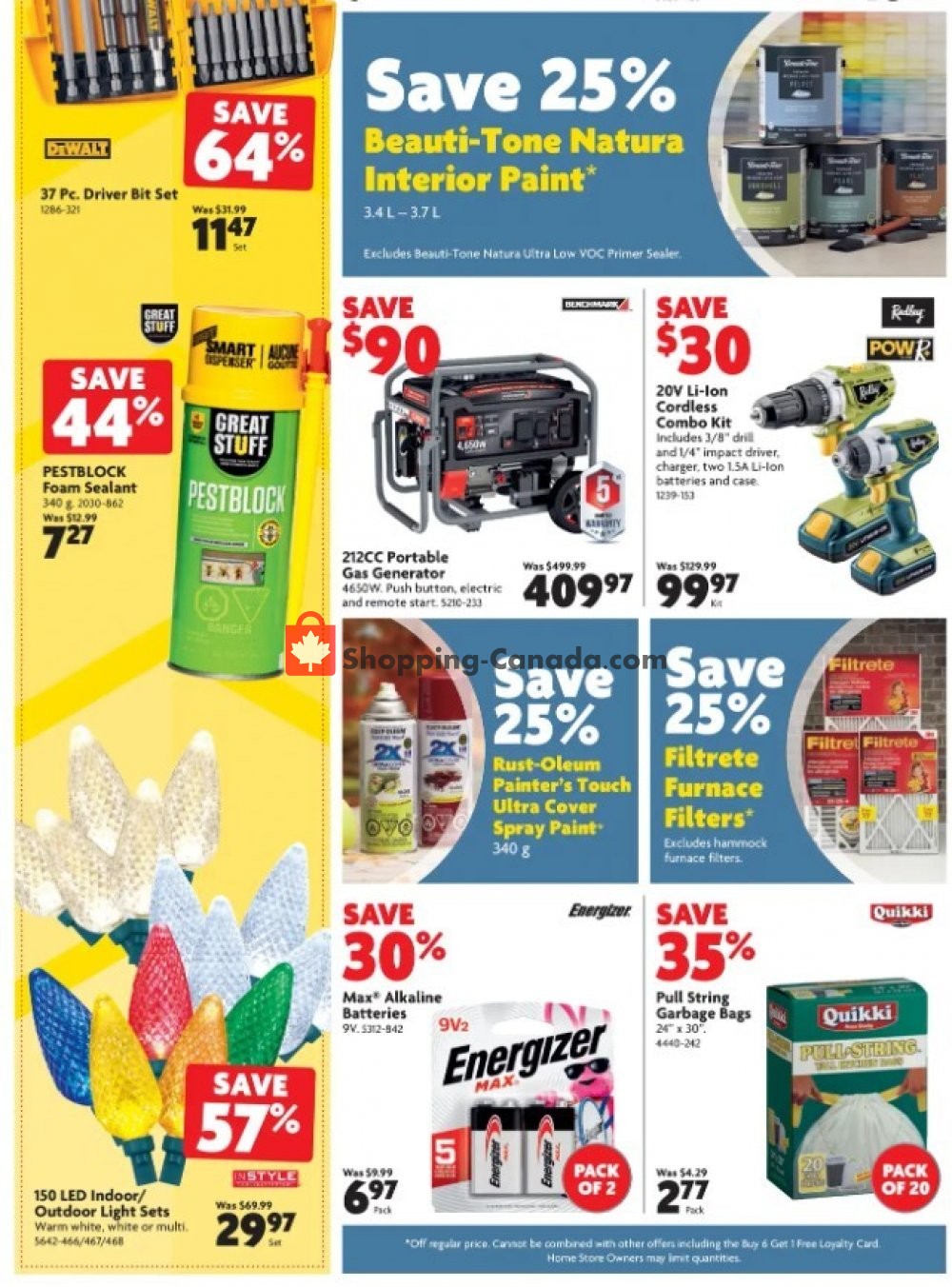 Home Hardware Canada, flyer (Extra Big Savings Atlantic) October