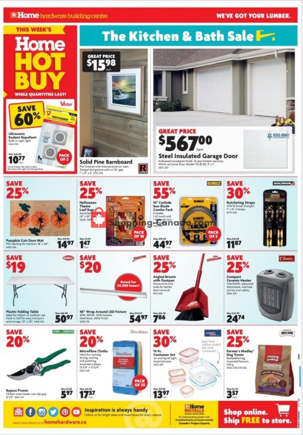 Home Hardware flyer from Thursday October 3, 2019 to Wednesday October 9, 2019 - page 2