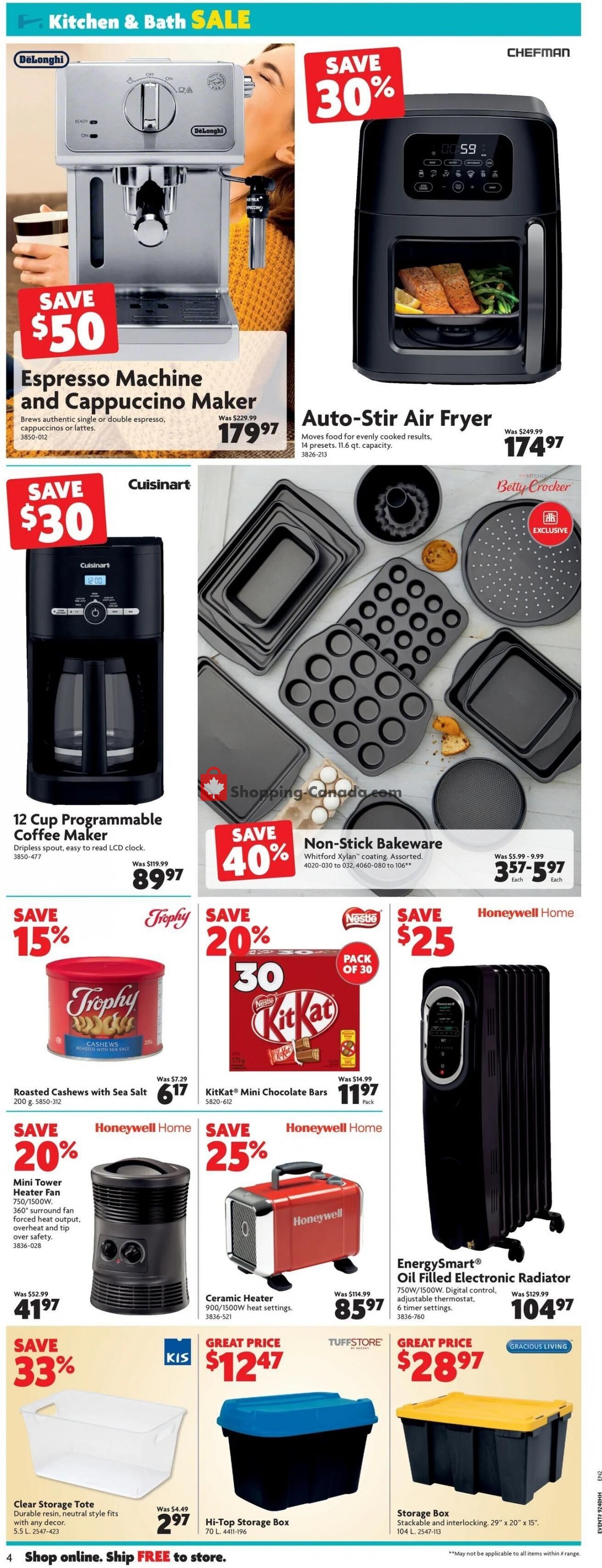 Home Hardware flyer from Thursday October 7, 2021 to Wednesday October 13, 2021 - page 4
