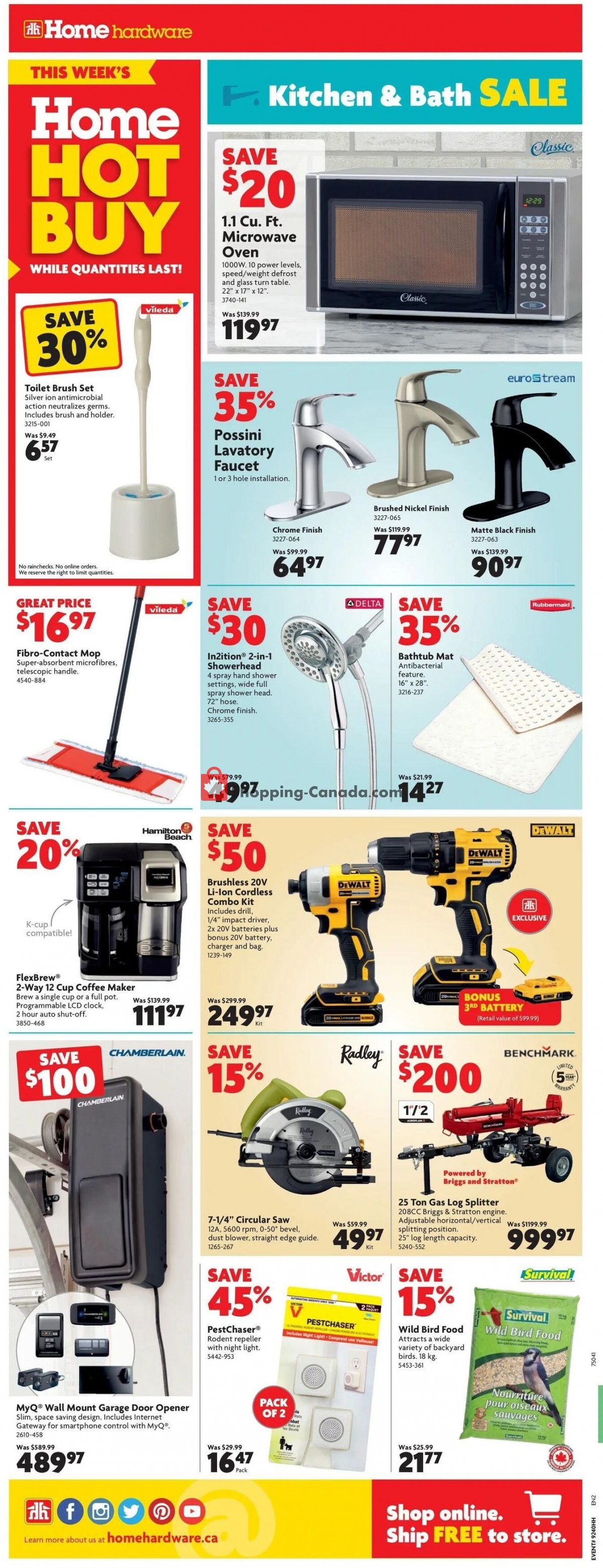 Home Hardware flyer from Thursday October 7, 2021 to Wednesday October 13, 2021 - page 8