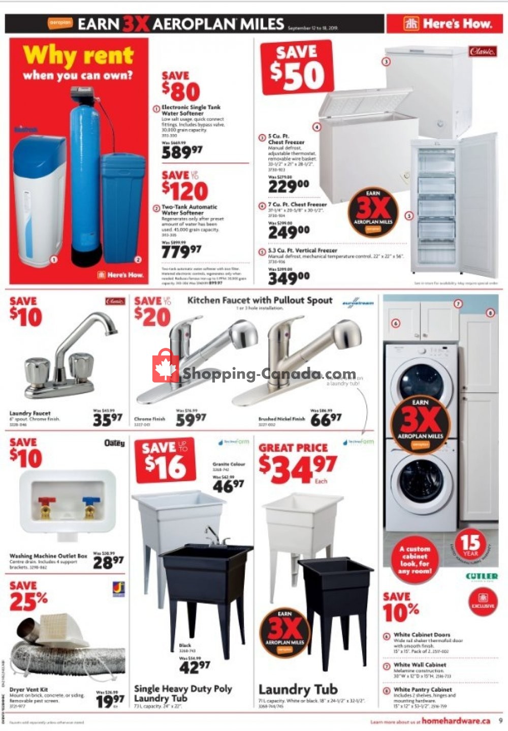 Home Hardware flyer from Thursday September 12, 2019 to Wednesday September 18, 2019 - page 10