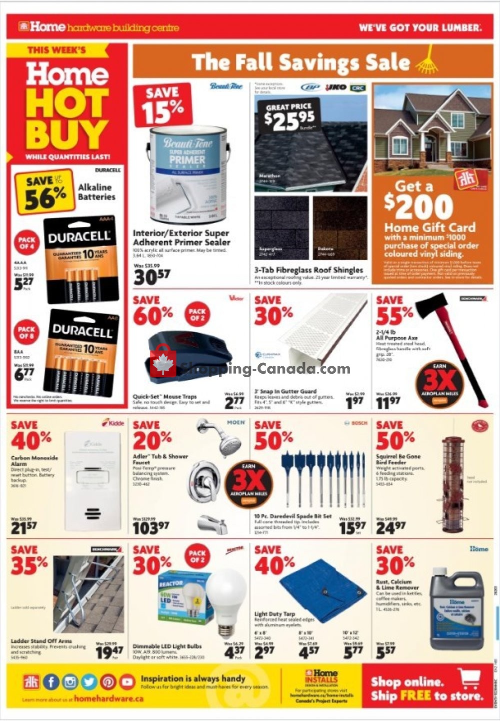 Home Hardware flyer from Thursday September 12, 2019 to Wednesday September 18, 2019 - page 2