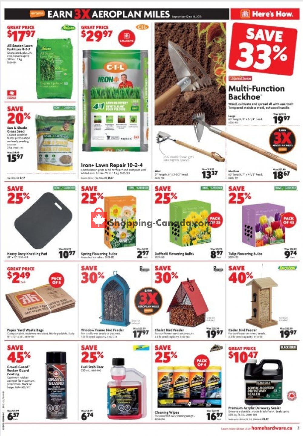 Home Hardware flyer from Thursday September 12, 2019 to Wednesday September 18, 2019 - page 4