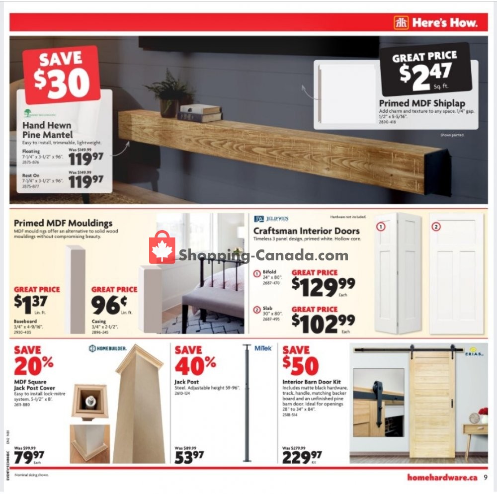 Home Hardware flyer from Thursday September 17, 2020 to Wednesday September 23, 2020 - page 10