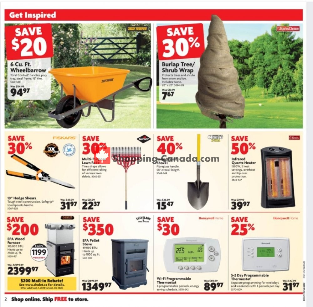 Home Hardware flyer from Thursday September 17, 2020 to Wednesday September 23, 2020 - page 3