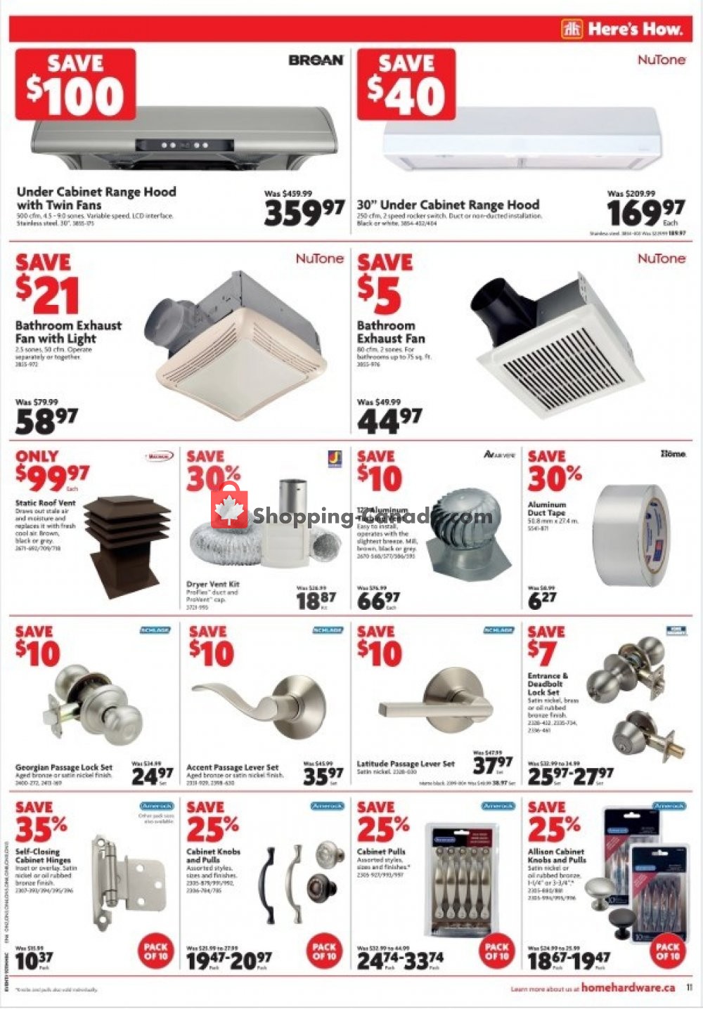Home Hardware flyer from Thursday April 18, 2019 to Wednesday April 24, 2019 - page 12