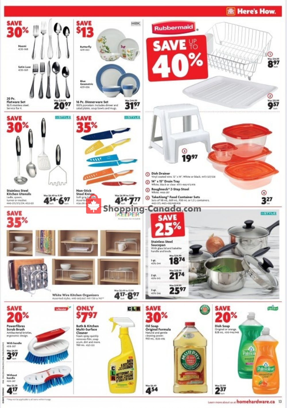 Home Hardware flyer from Thursday April 18, 2019 to Wednesday April 24, 2019 - page 14