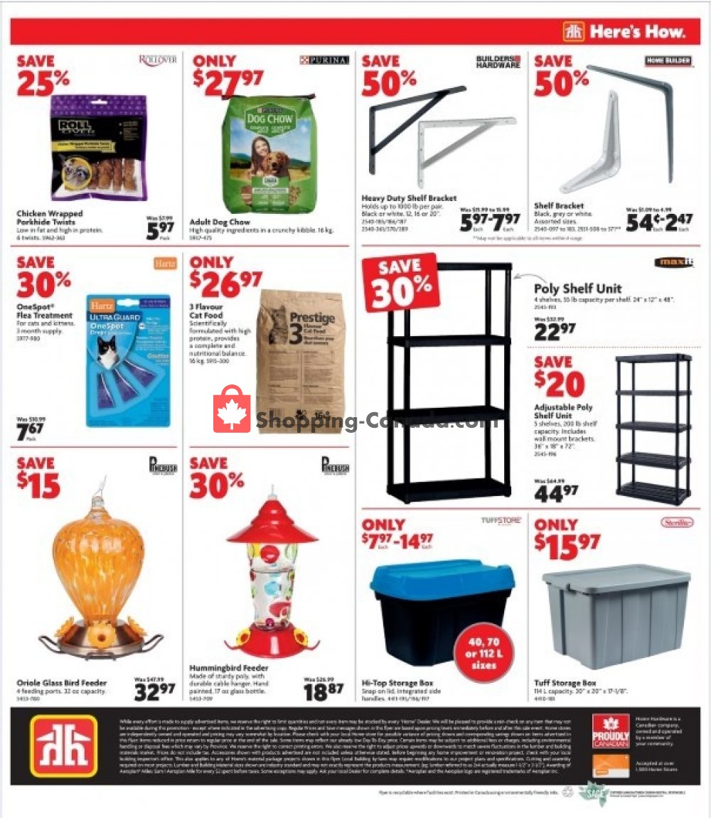 Home Hardware flyer from Thursday April 18, 2019 to Wednesday April 24, 2019 - page 16