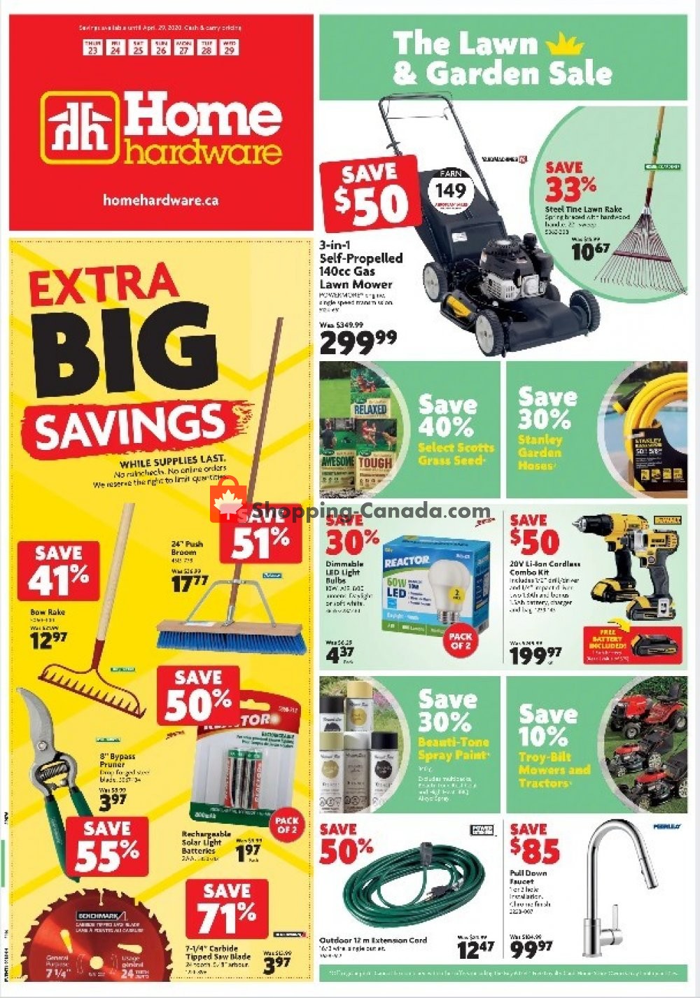 Home Hardware flyer from Thursday April 23, 2020 to Wednesday April 29, 2020 - page 2