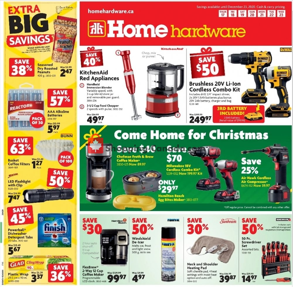 Home Hardware Canada, flyer (Extra Big Savings West) December 17