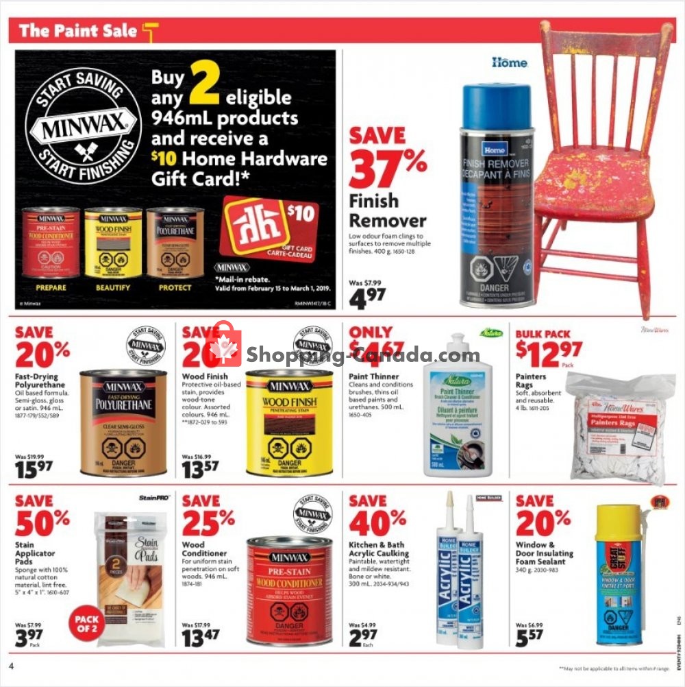 Home Hardware flyer from Thursday February 21, 2019 to Wednesday February 27, 2019 - page 5