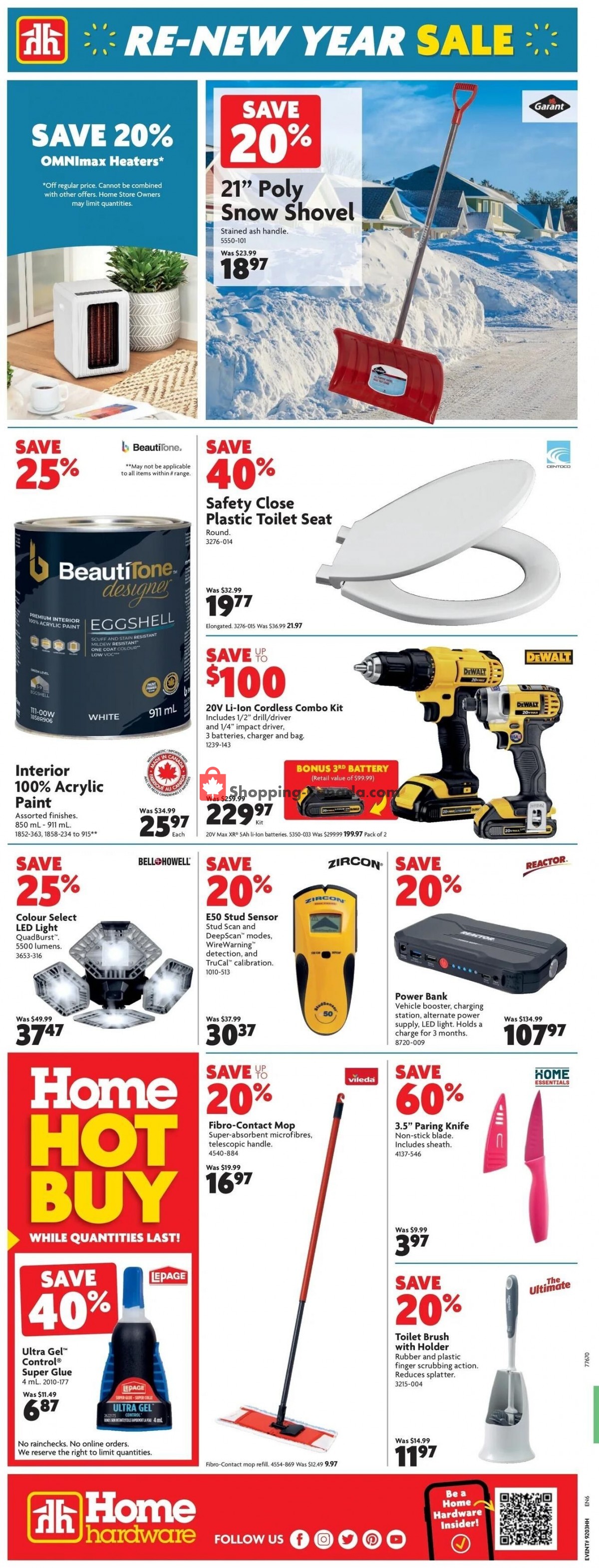 Home Hardware flyer from Thursday January 19, 2023 to Wednesday January 25, 2023 - page 2