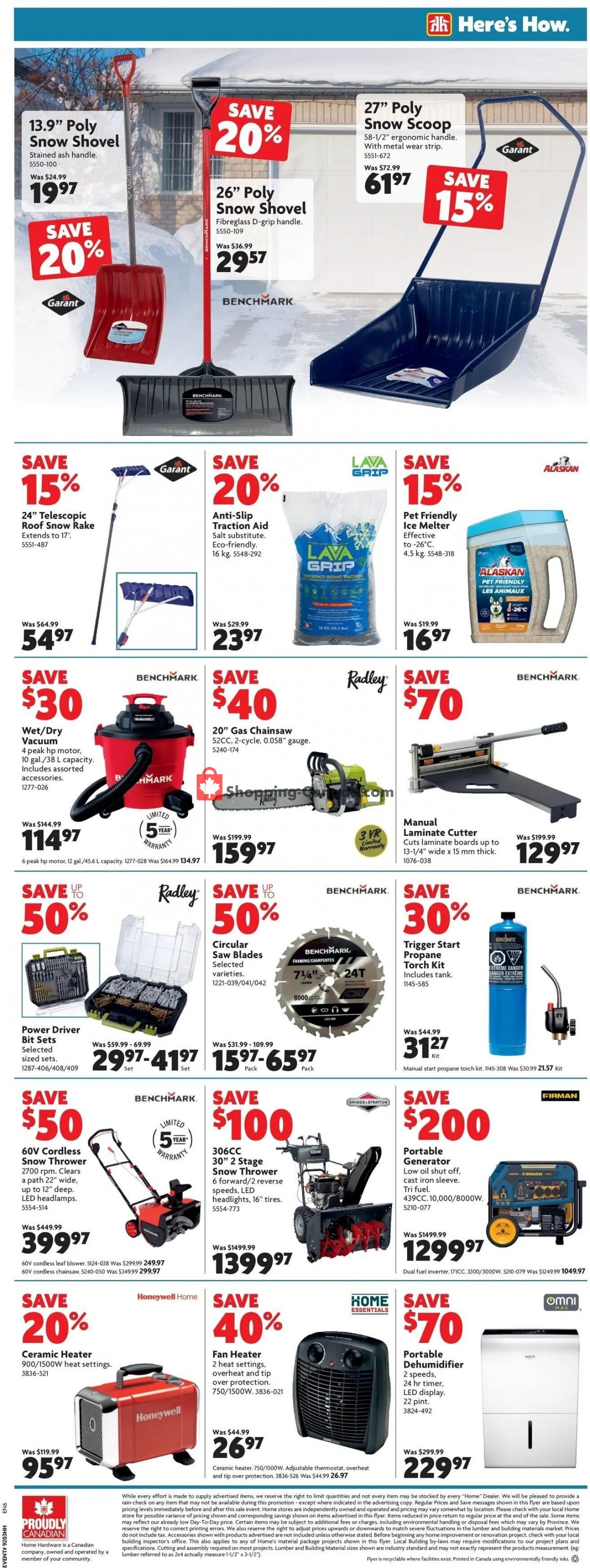 Home Hardware flyer from Thursday January 19, 2023 to Wednesday January 25, 2023 - page 7