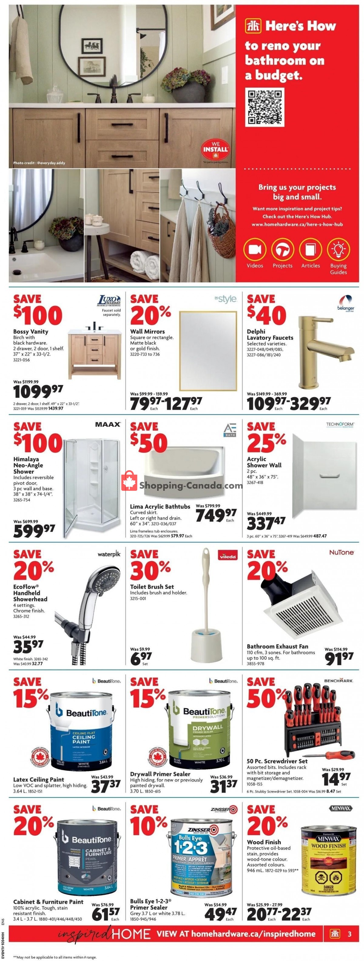 Home Hardware flyer from Thursday January 26, 2023 to Wednesday February 1, 2023 - page 4