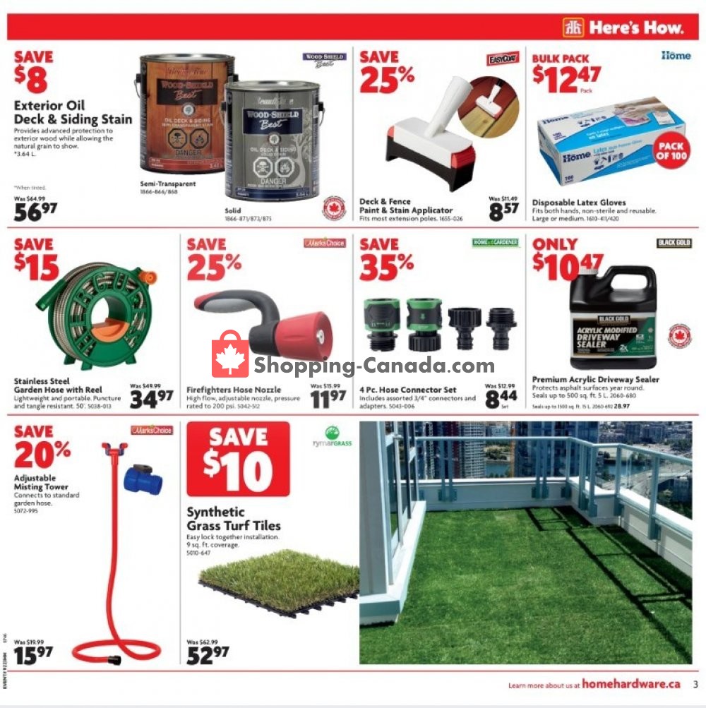 Home Hardware flyer from Thursday July 11, 2019 to Wednesday July 17, 2019 - page 4