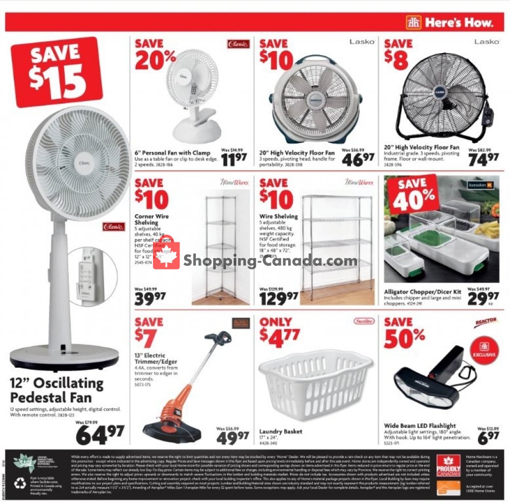 Home Hardware flyer from Thursday July 11, 2019 to Wednesday July 17, 2019 - page 8