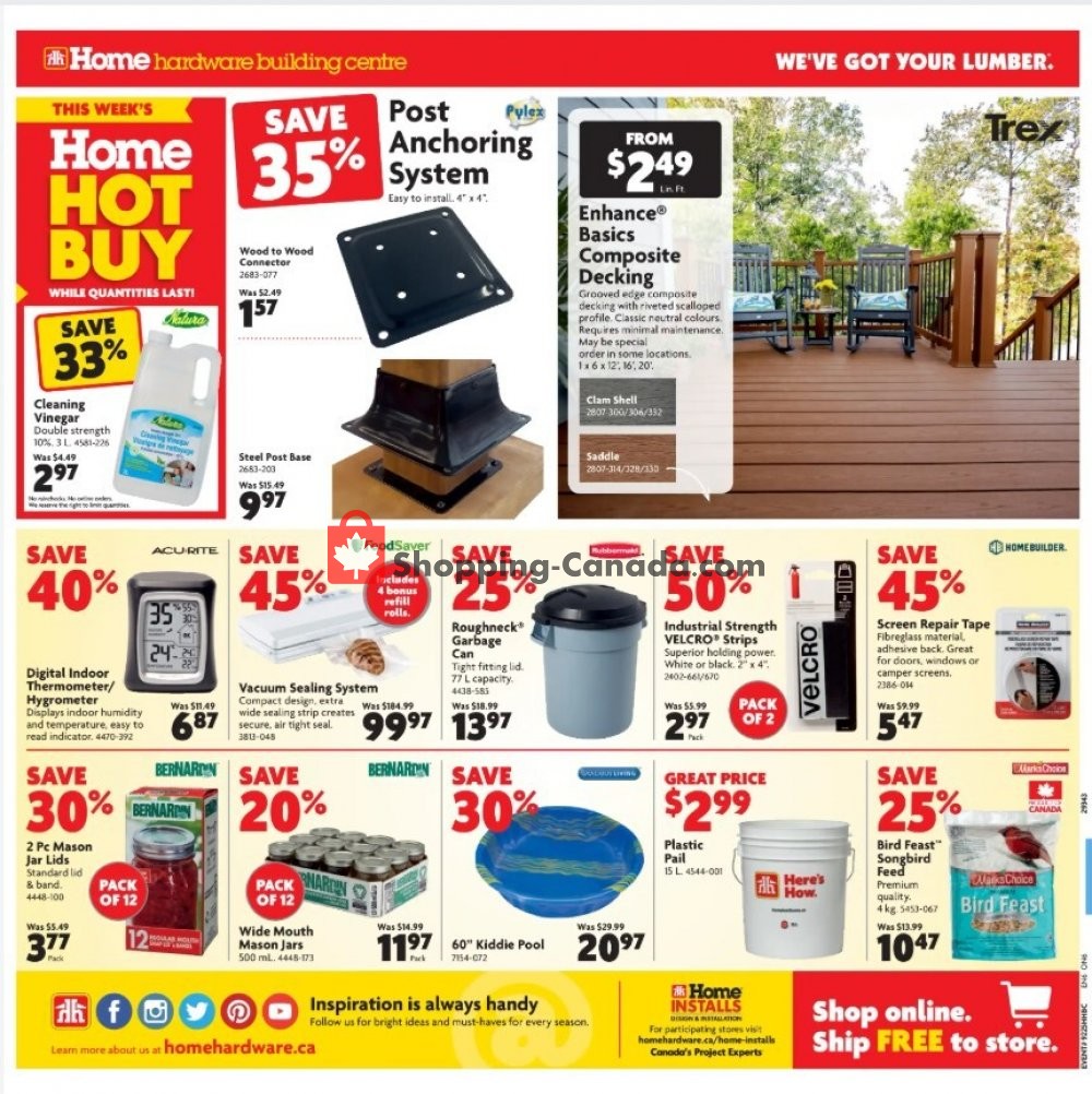 Home Hardware flyer from Thursday July 9, 2020 to Wednesday July 15, 2020 - page 2